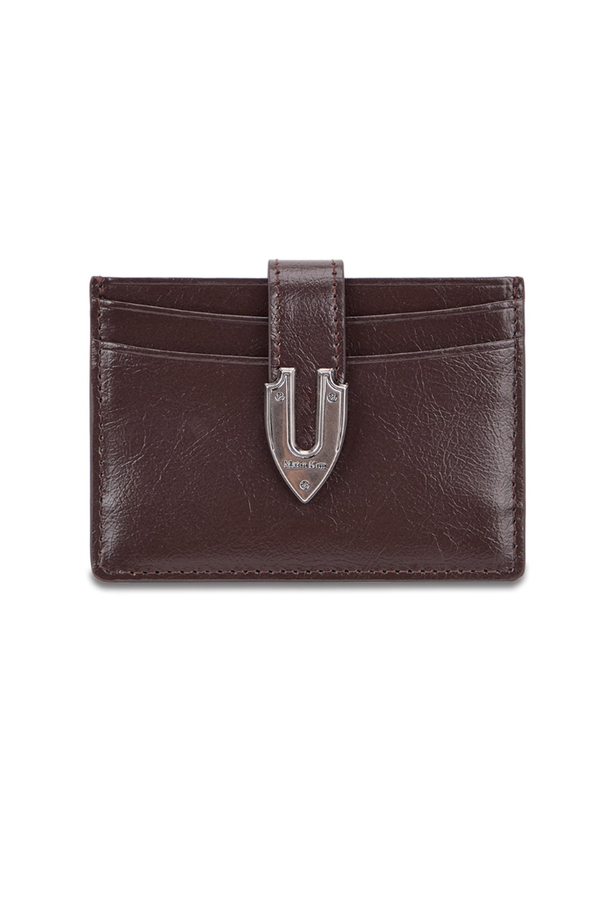 Matinkim Matin Kim Western Buckle Card Wallet IN Brown