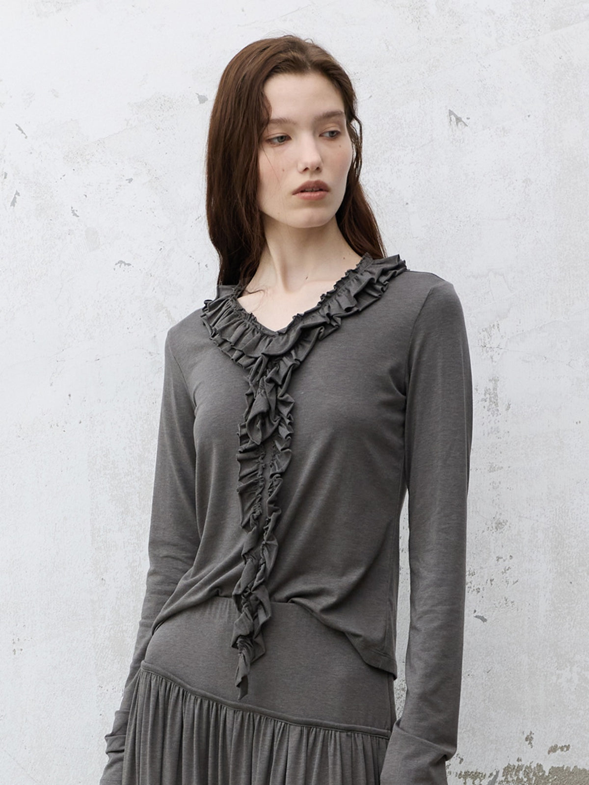 Raive Ruffle Detail Top