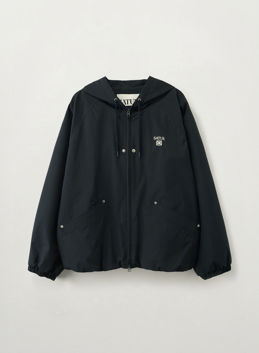 satur Light Weight Hood Jacket - Dark Navy