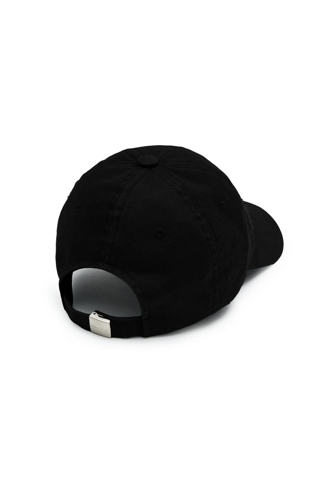 [matinkim] Rough Cut Applique Ball Cap IN Black