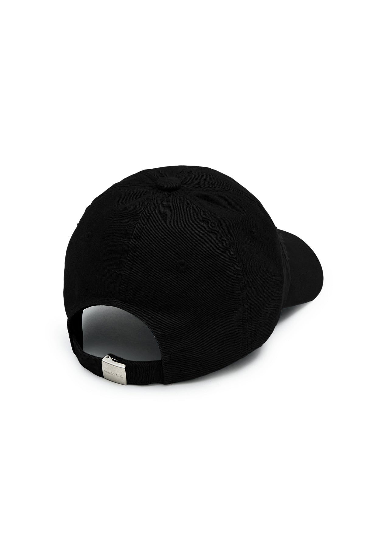 [matinkim] Rough Cut Applique Ball Cap IN Black