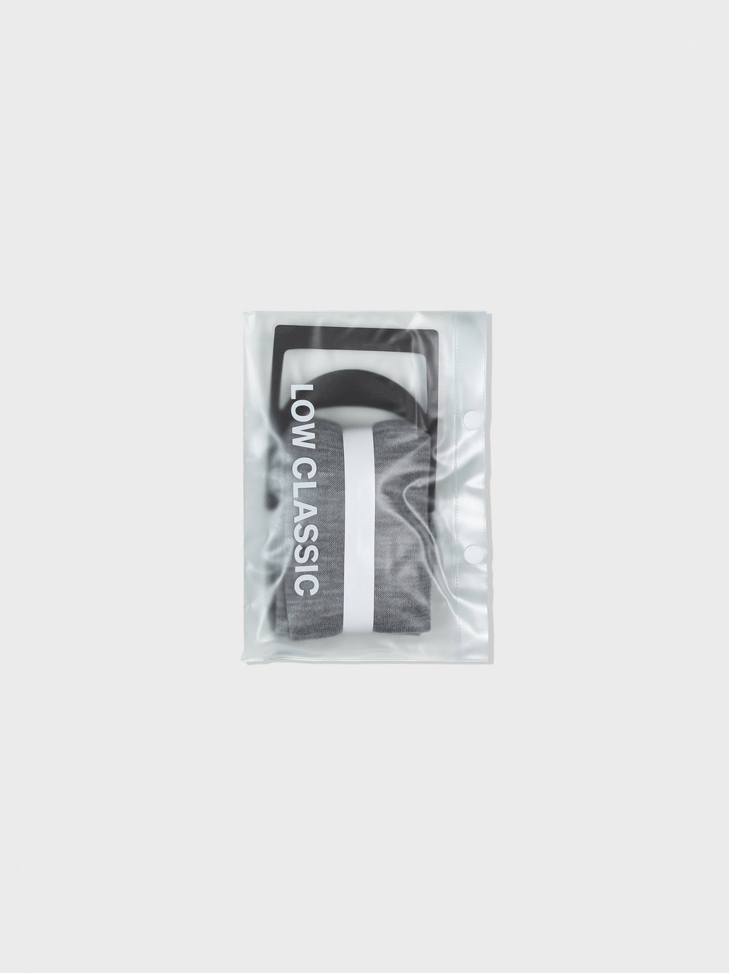 Low Classic Shirring Long Socks Grey