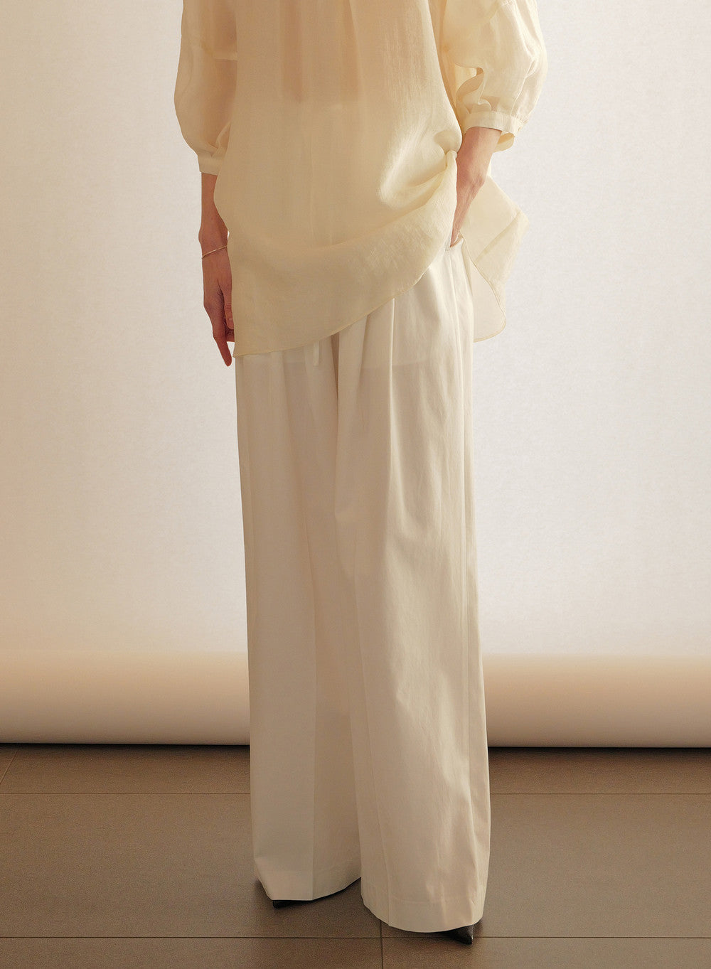 Kindersalmon Lumen Pants White