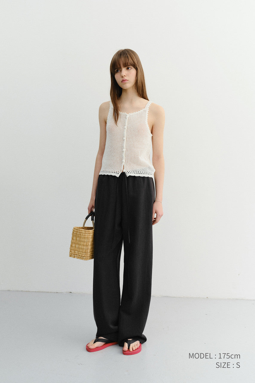 Dunst Summer String Pants Black