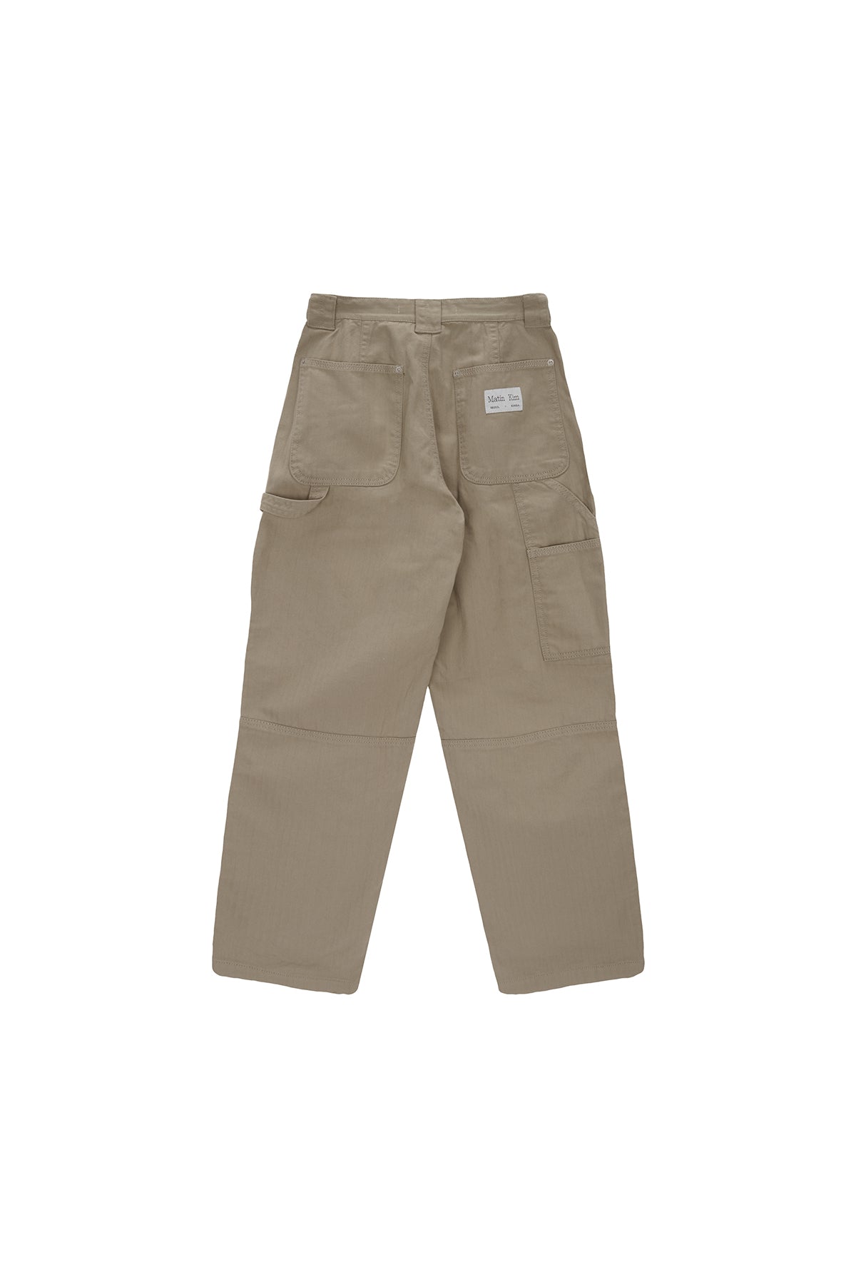 [matinkim] DOUBLE SIDE CARPENTER DENIM PANTS IN BLUE