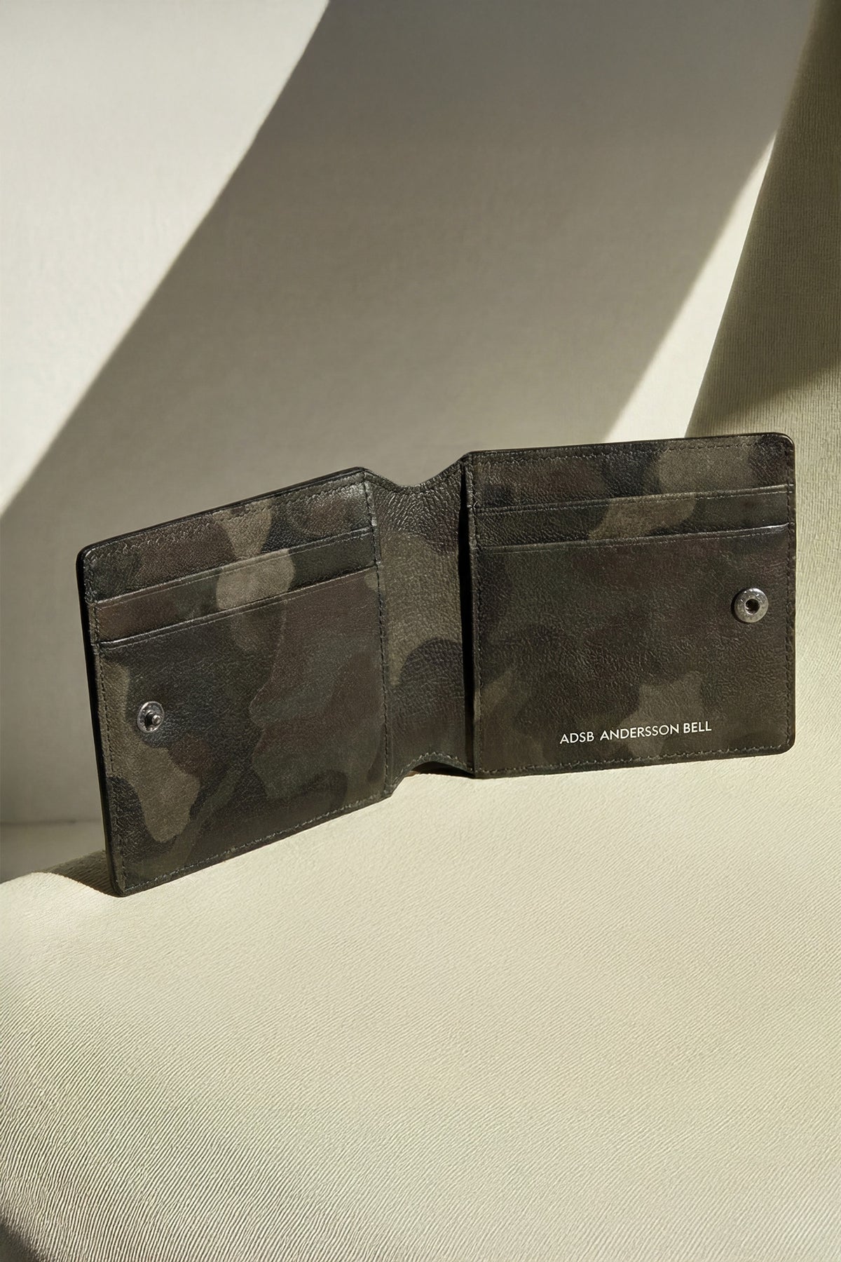 Andersson Bell Camouflage Leather Zip Wallet