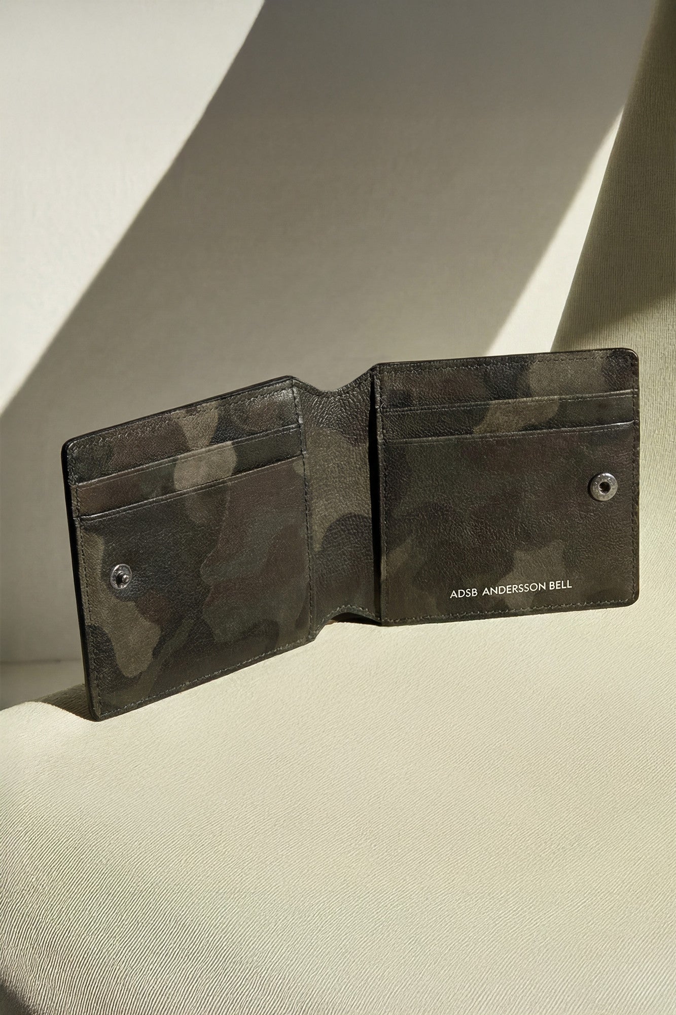 Andersson Bell Camouflage Leather Zip Wallet