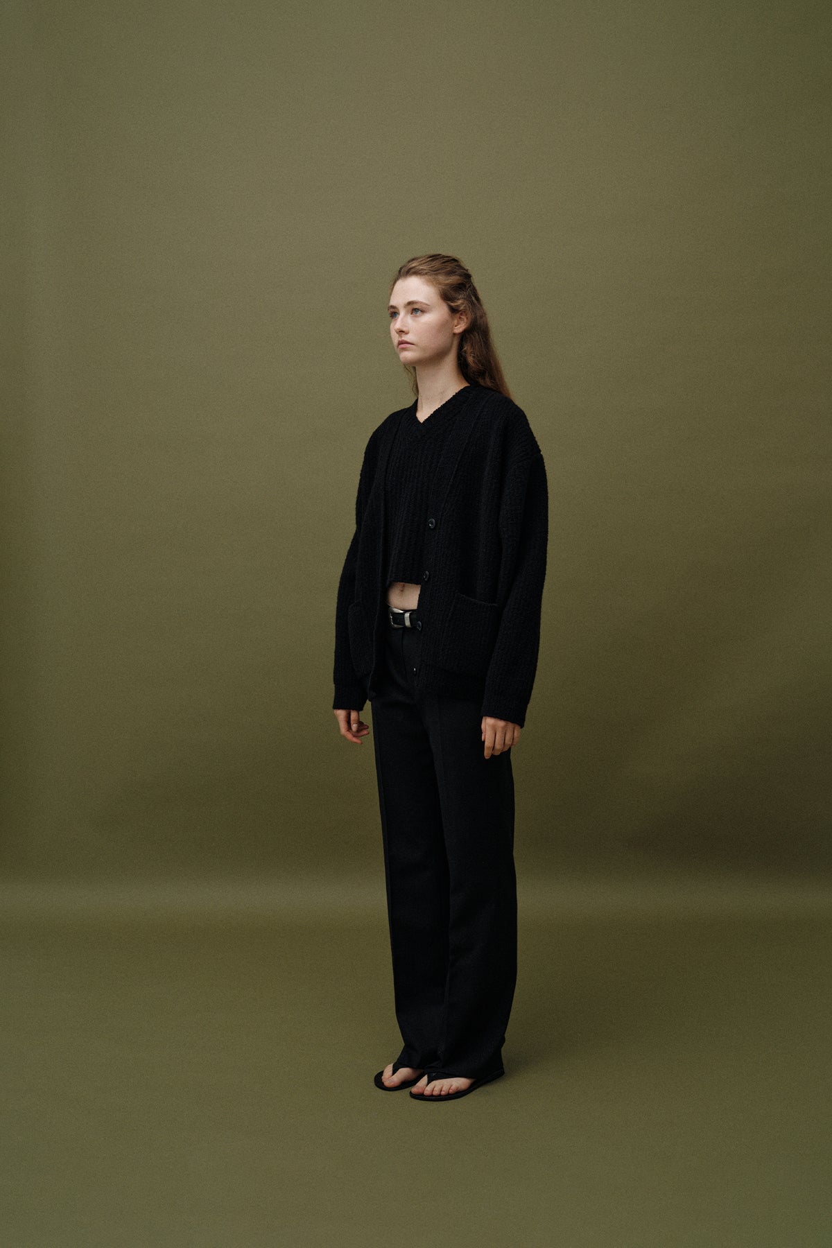 Nothing Written Garine wool cardigan (Black)