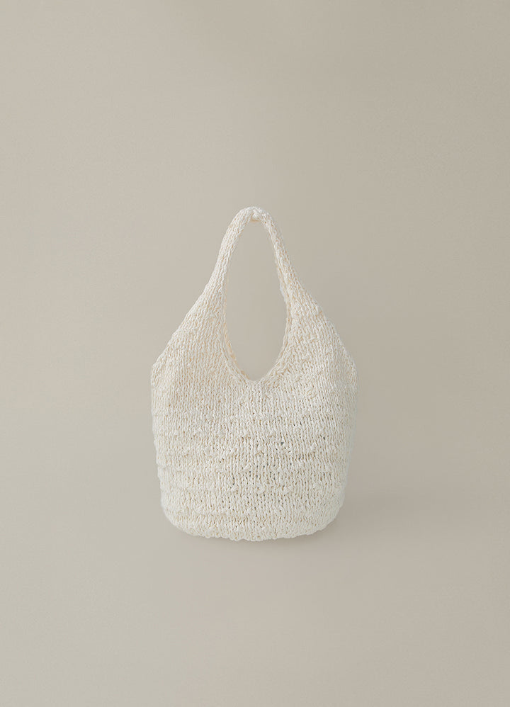 Nothing Written Handmade knitted bag (Ivory)