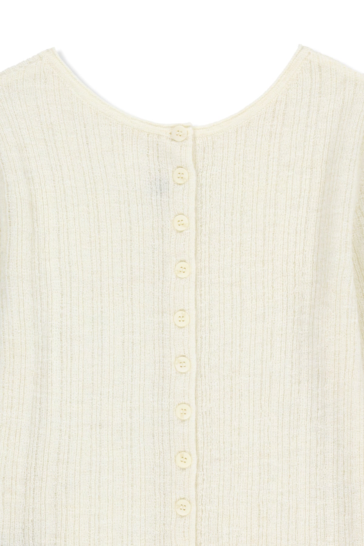 Matinkim Two Way Texture Knit Top IN Ivory