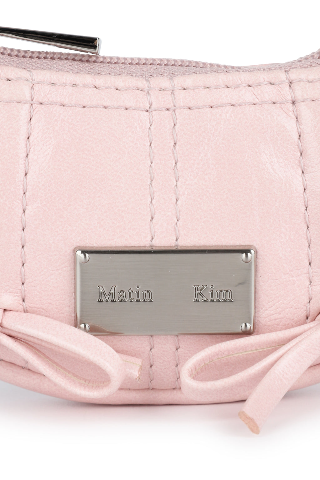 Matinkim Half Shirring Ribbon Charm IN Light Pink