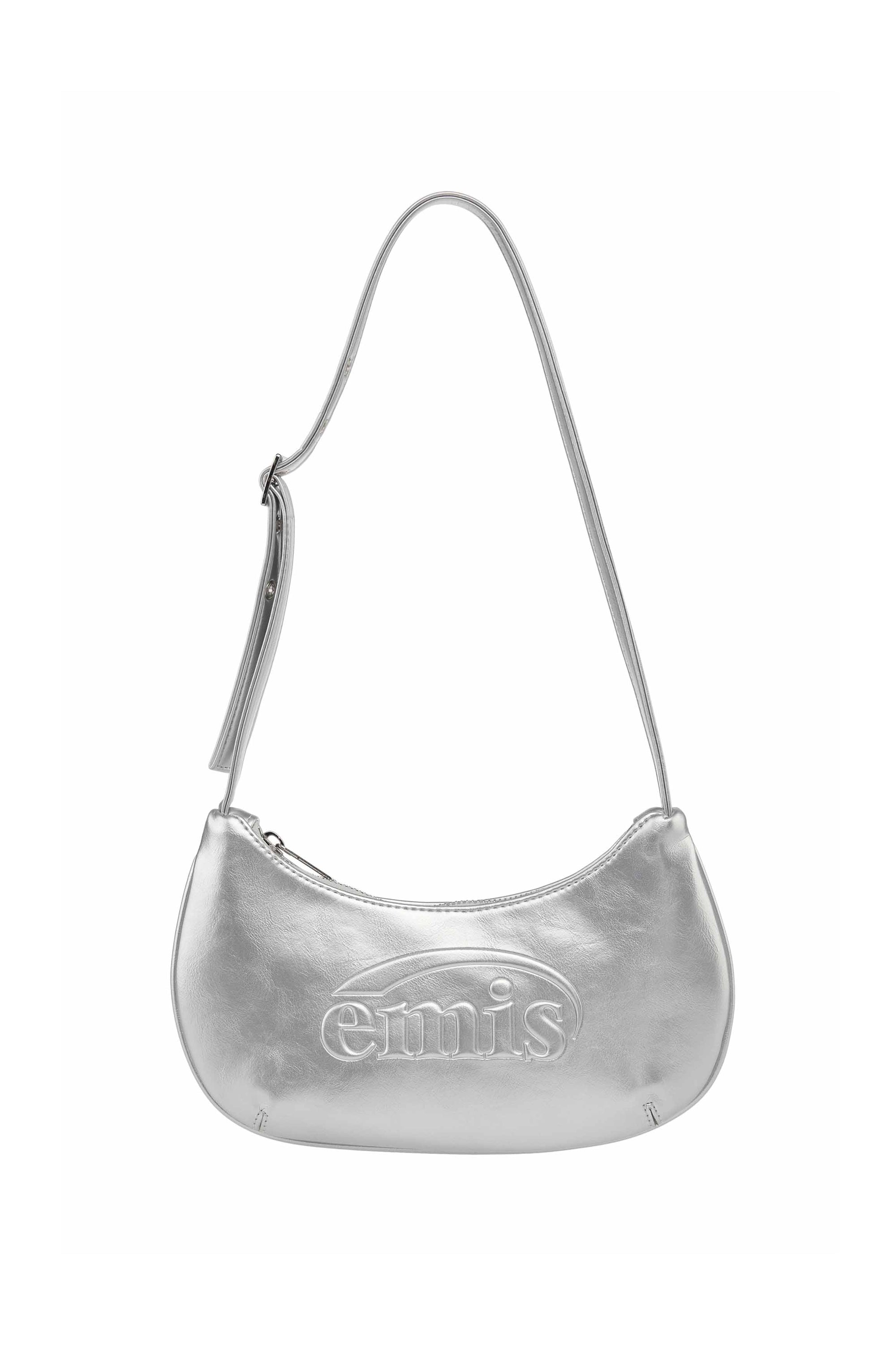 EMBOSSED MINI BAG-SILVER