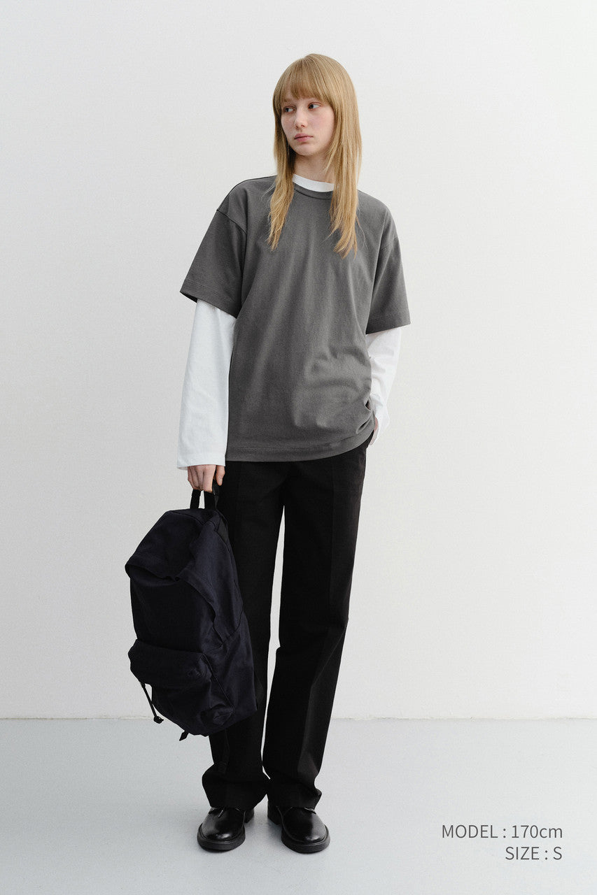 Dunst Unisex Essential Loose T-Shirt Washed Charcoal