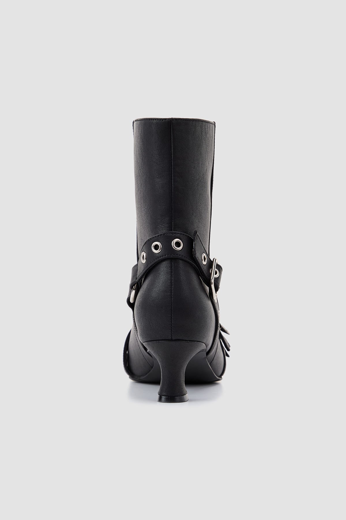 Matinkim Stiletto Ankle Boots IN Black