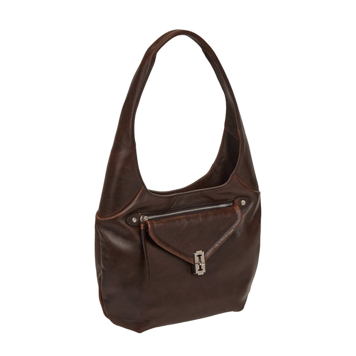 Vunque Occam Shell Vintage Hobo M Brown