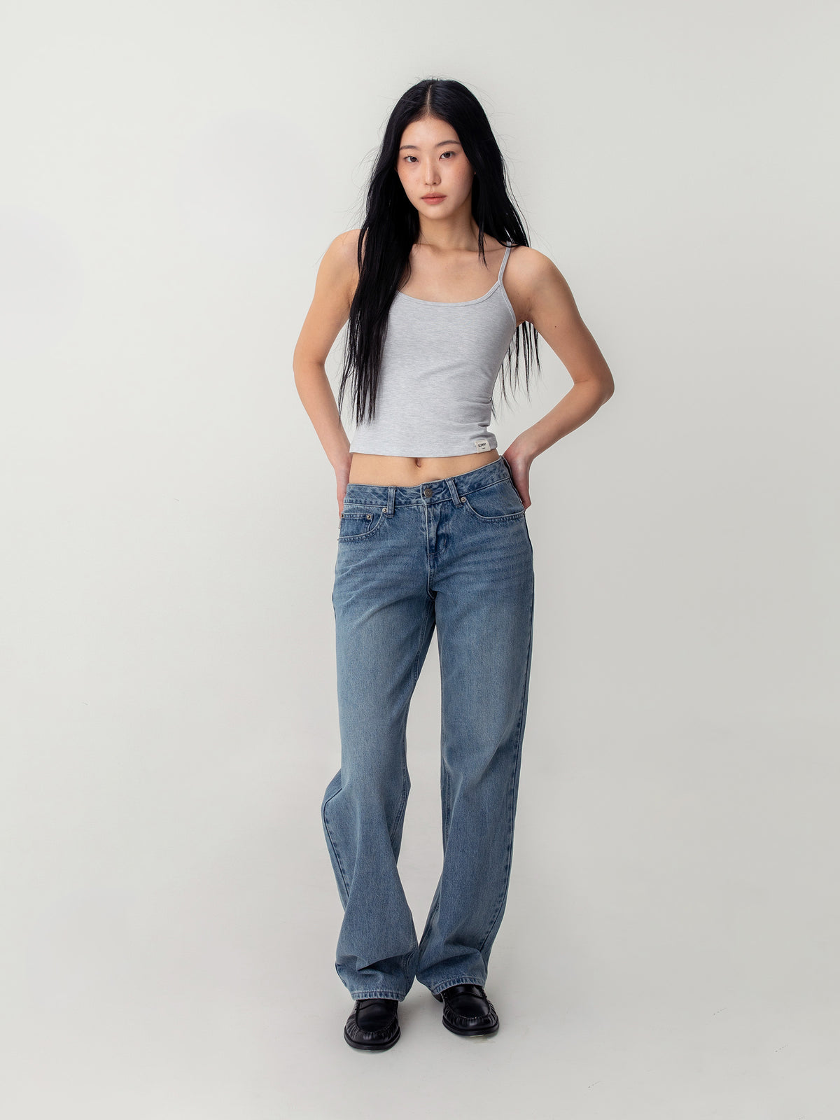 GLOWNY The Malissa Jeans (Washed Blue)