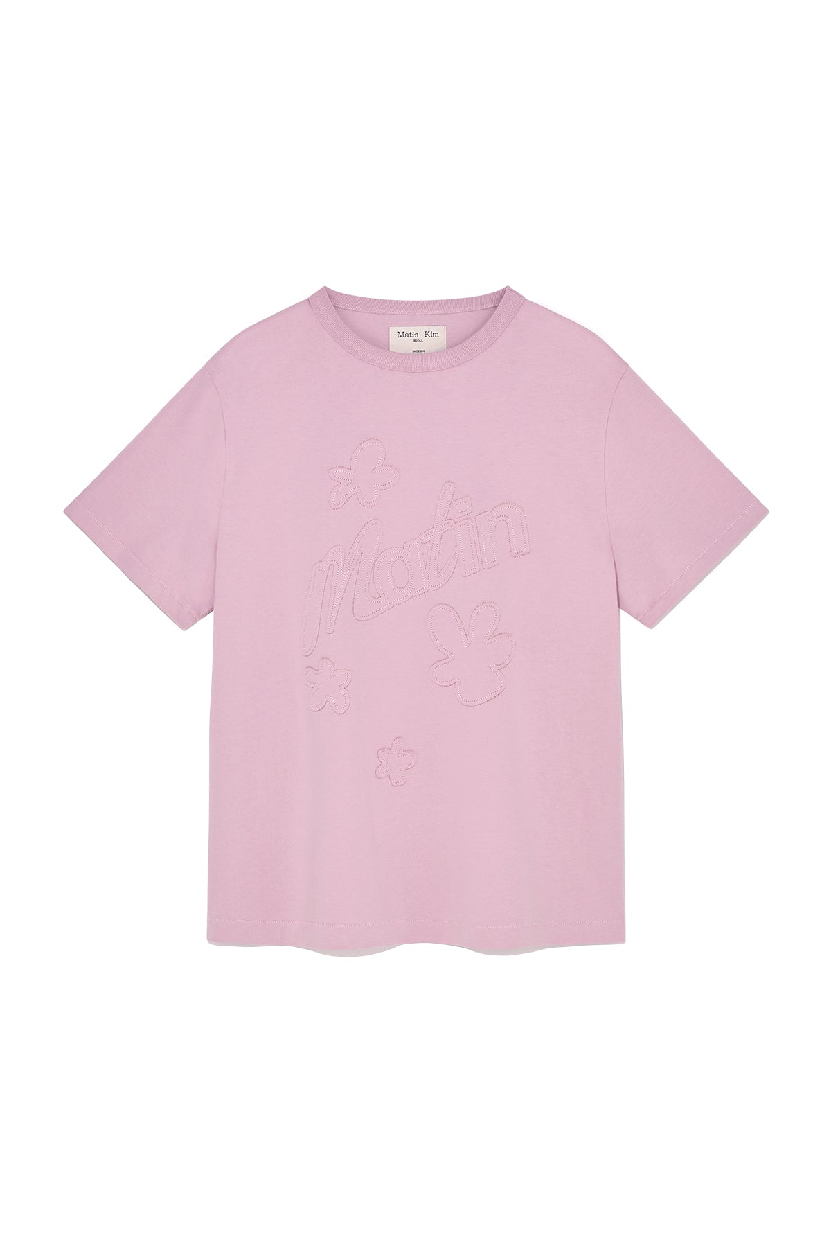 Matinkim Flower Applique Logo Top IN Light Pink