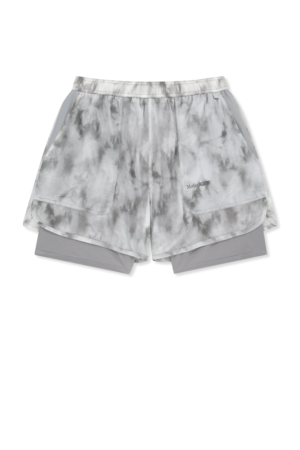 Matinkim Matin Pace Motion Shorts For Men IN Light Grey