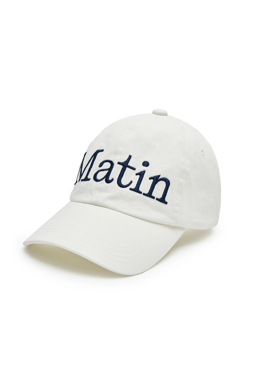 Matinkim Matin Logo Stitch Ball Cap IN White