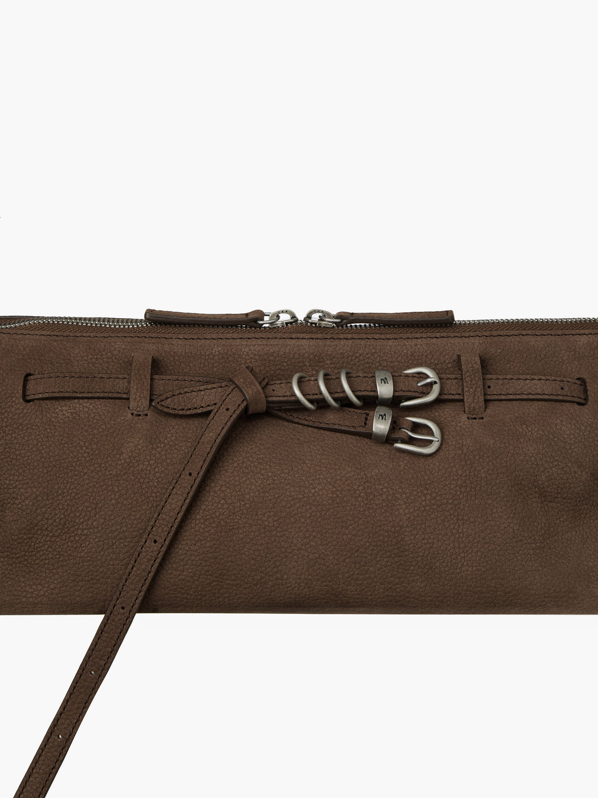 Margesherwood Grandma Used Sling Bag milk brown nubuck