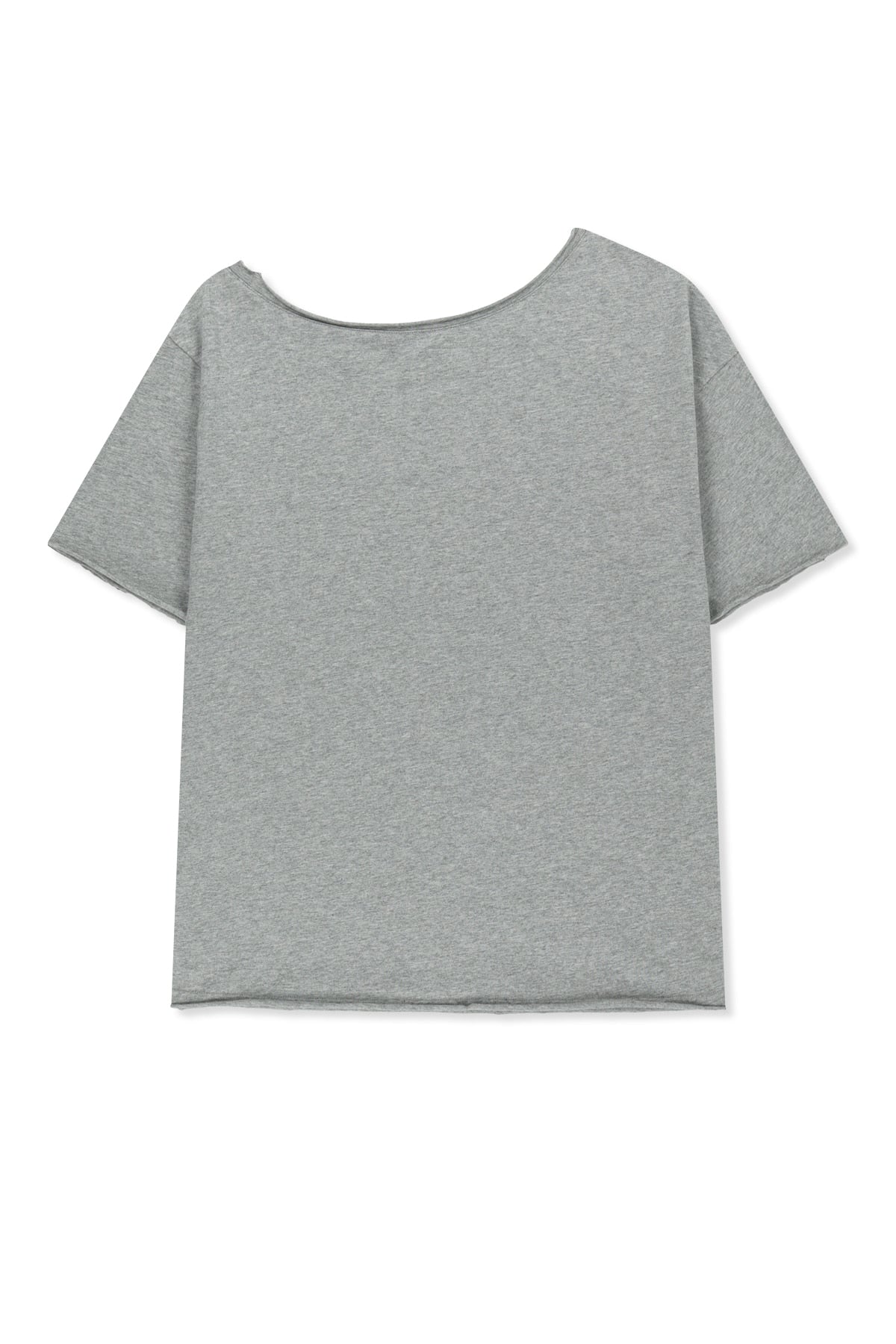 [matinkim] Mtk 16 Graffiti Logo Asymmetric Top IN Grey