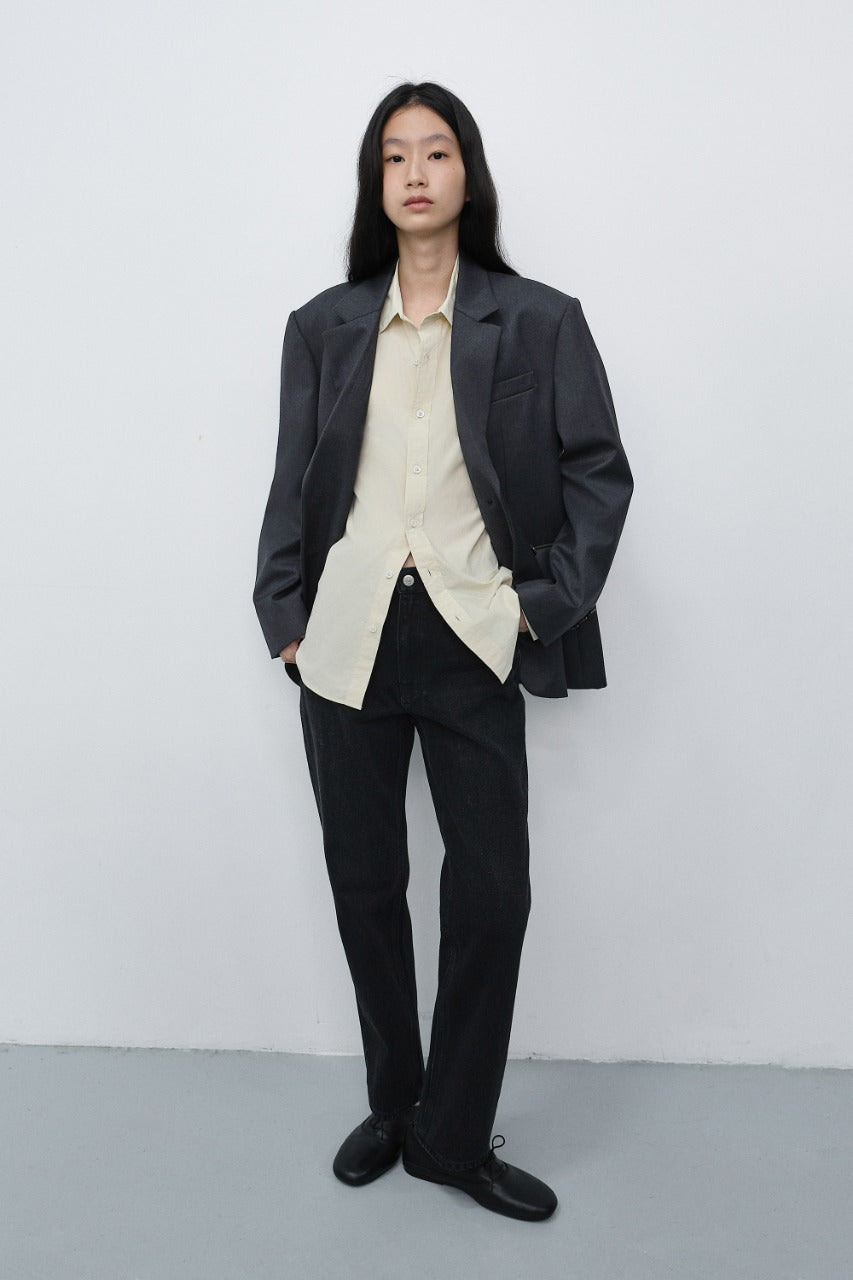 Dunst Slick Cigarette Jeans Black
