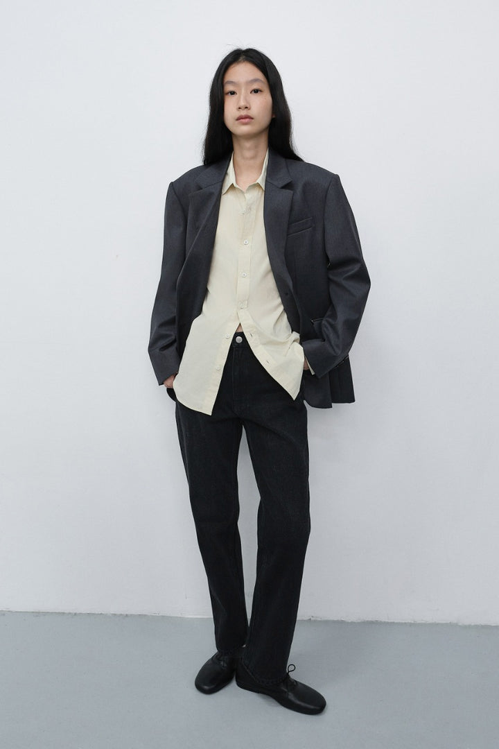 Dunst Slick Cigarette Jeans Black