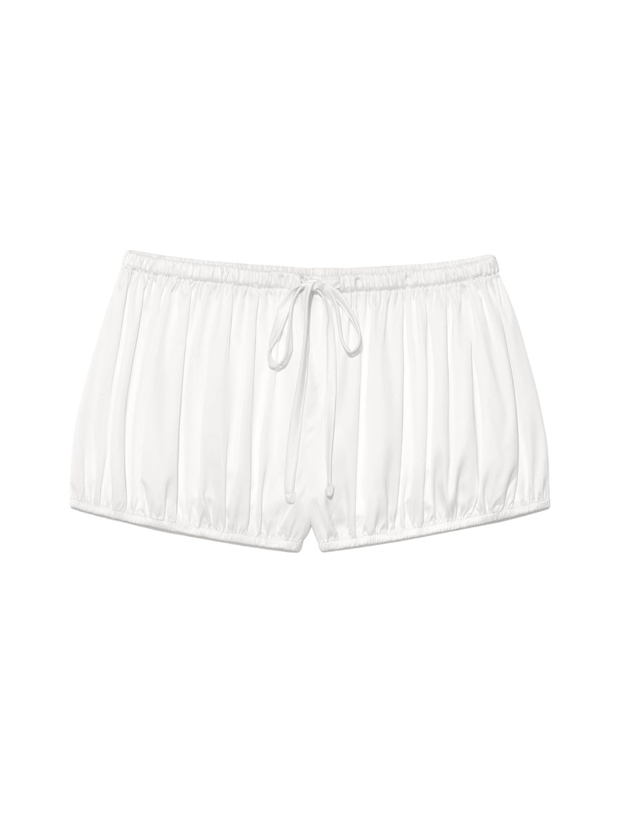 GLOWNY Pumpkin Bloomer Shorts (White)