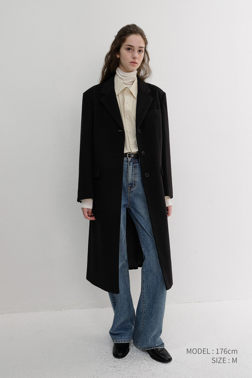 Dunst Essential Cashmere Single Coat Black