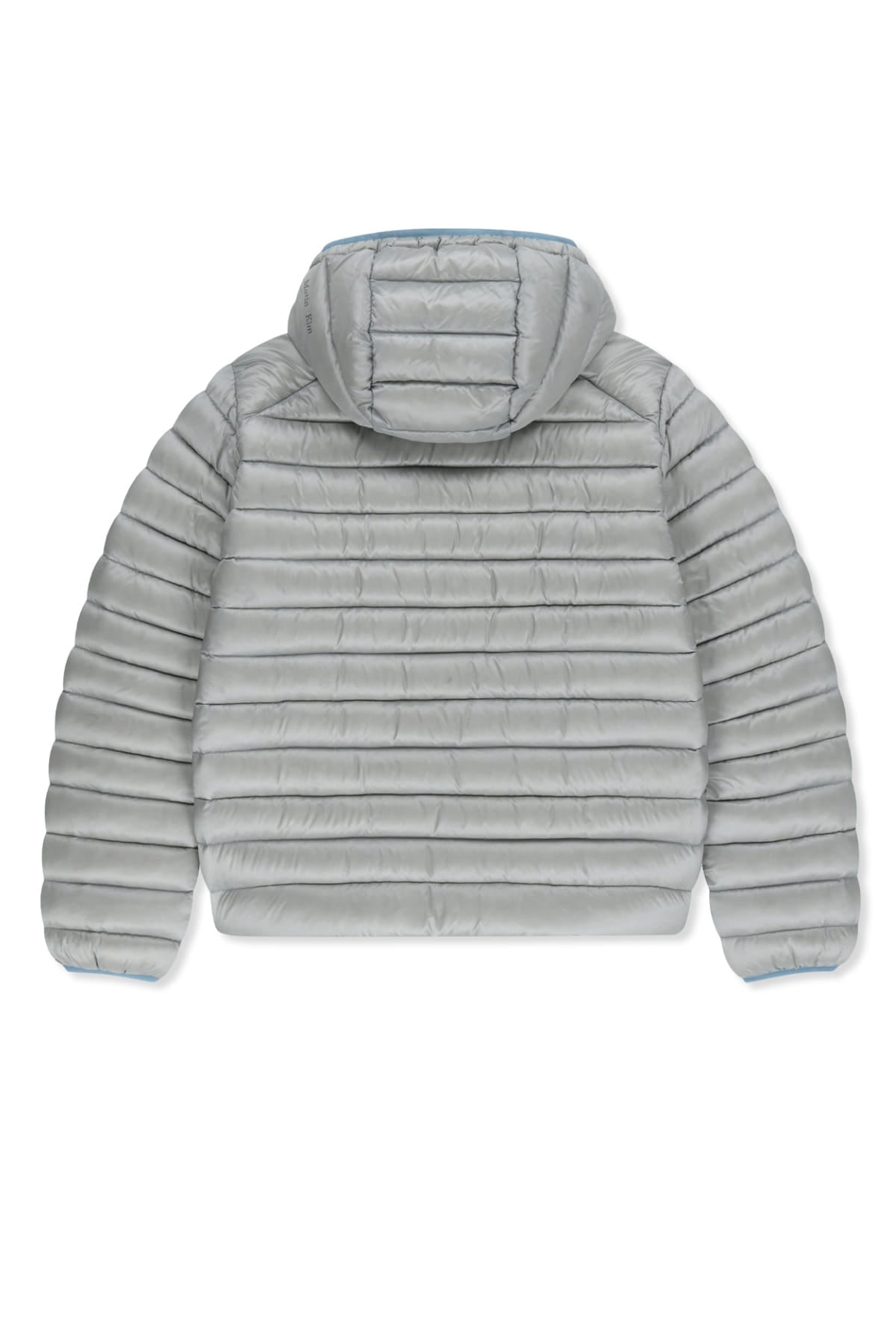 Matinkim Contrast Trim Light Down Hoody Jumper IN Light Grey