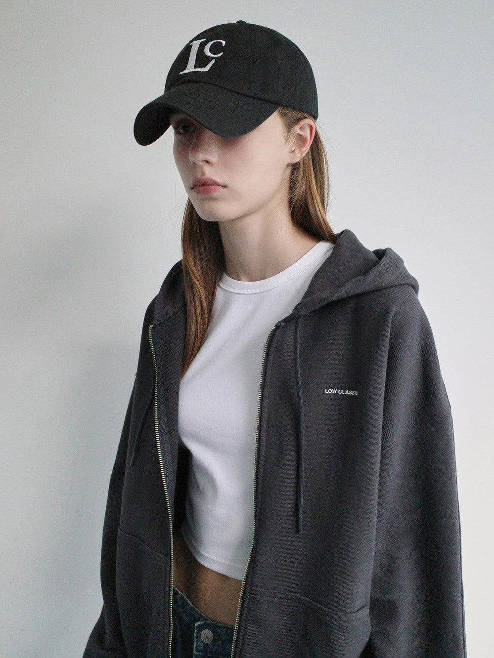 Low Classic Lc Logo Ball Cap Black