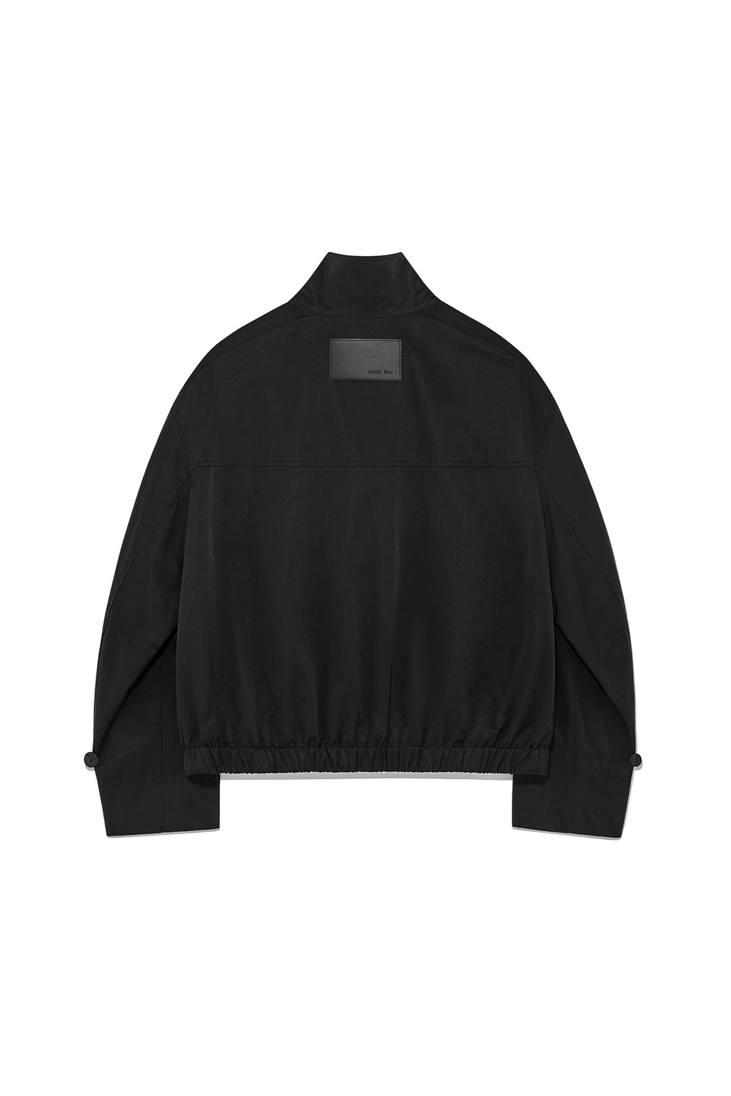 [matinkim] TRENCH BOMBER JUMPER FOR WOMEN IN BLACK