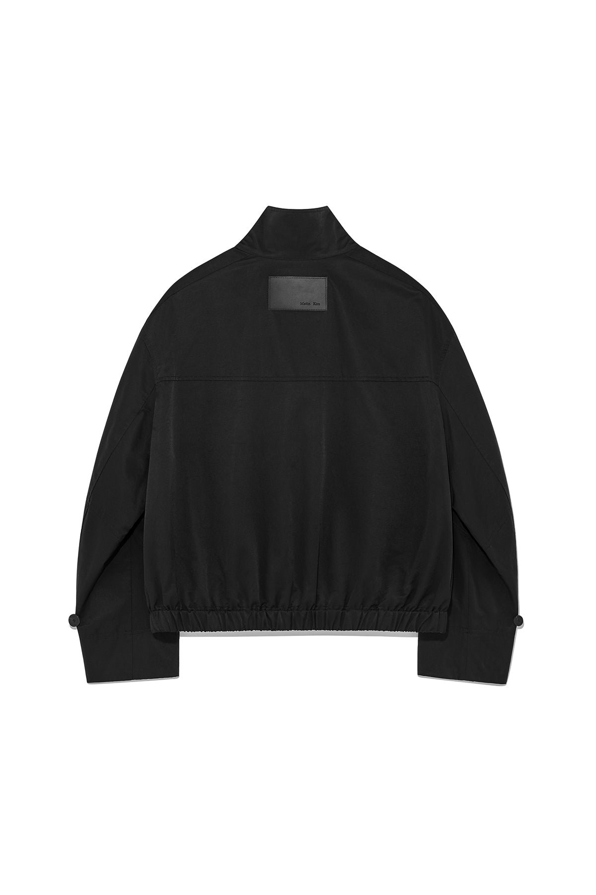 [matinkim] TRENCH BOMBER JUMPER FOR WOMEN IN BLACK