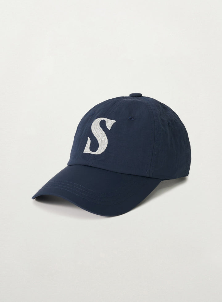 Satur Nylon Casual Ball Cap - Navy