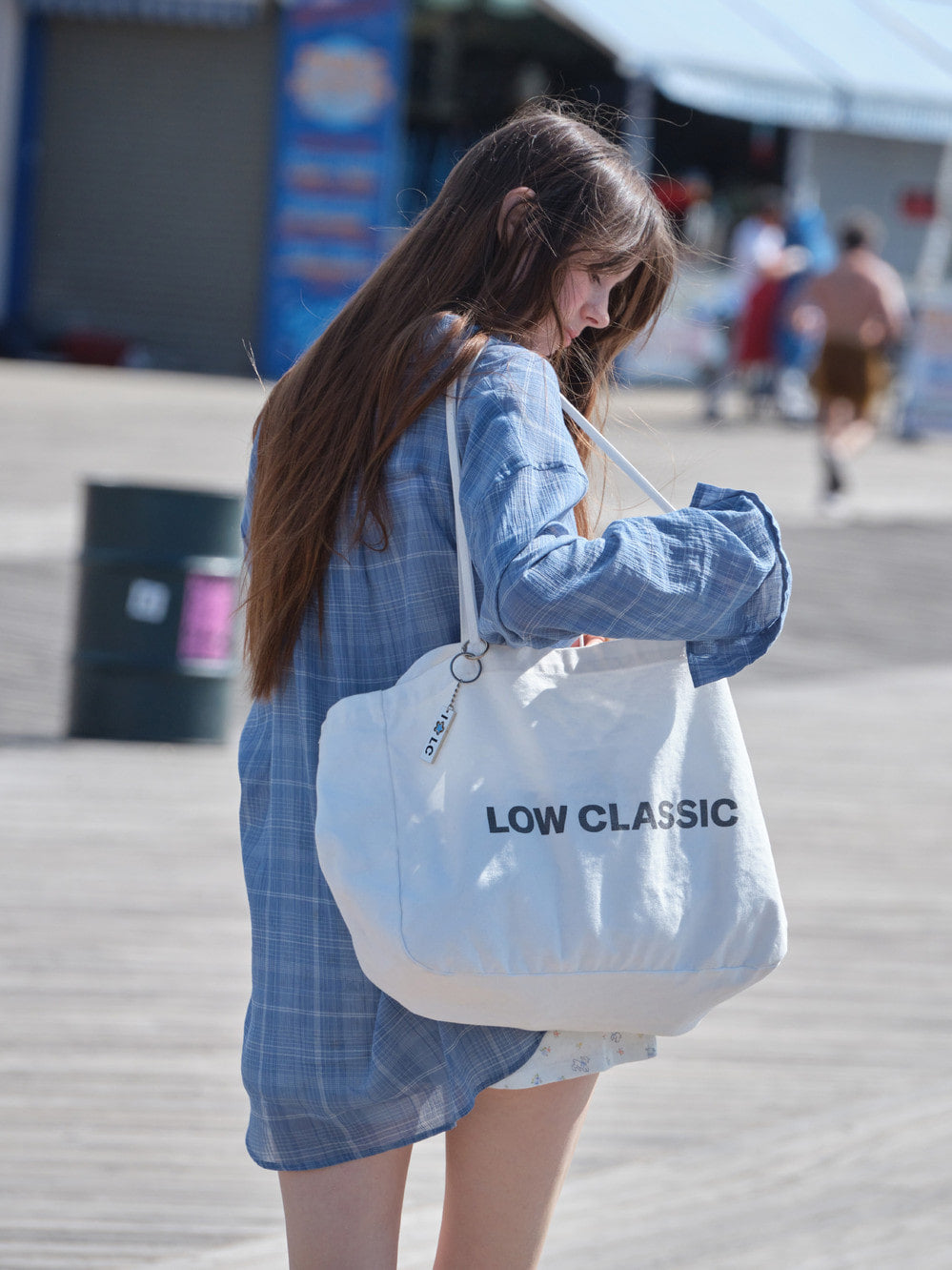 Low Classic I Lc Keyring White