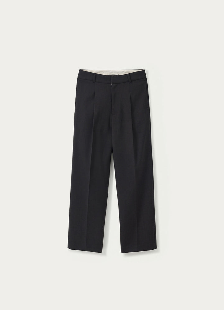 Nothing Written Emil tuck pants (Burnt black)