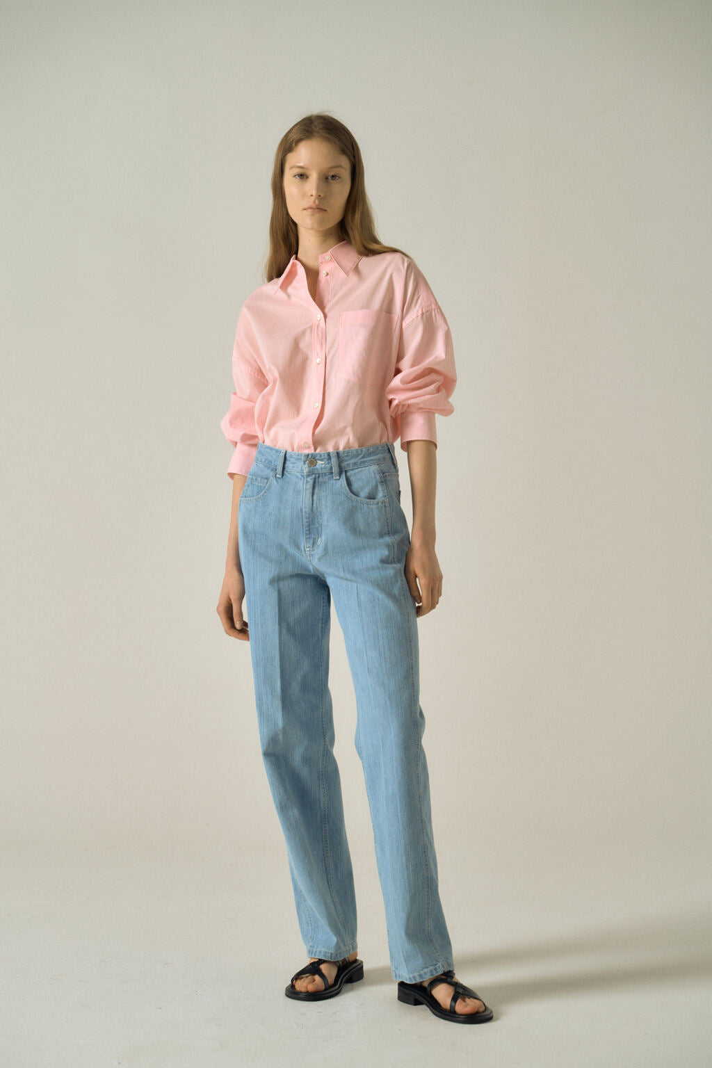 Facade Pattern Boyfit Breeze Shirt pink