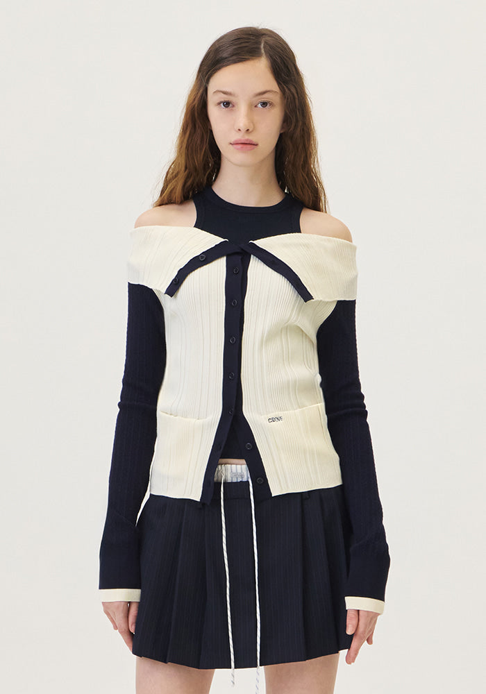 Grove Poni Off-Shoulder Knit