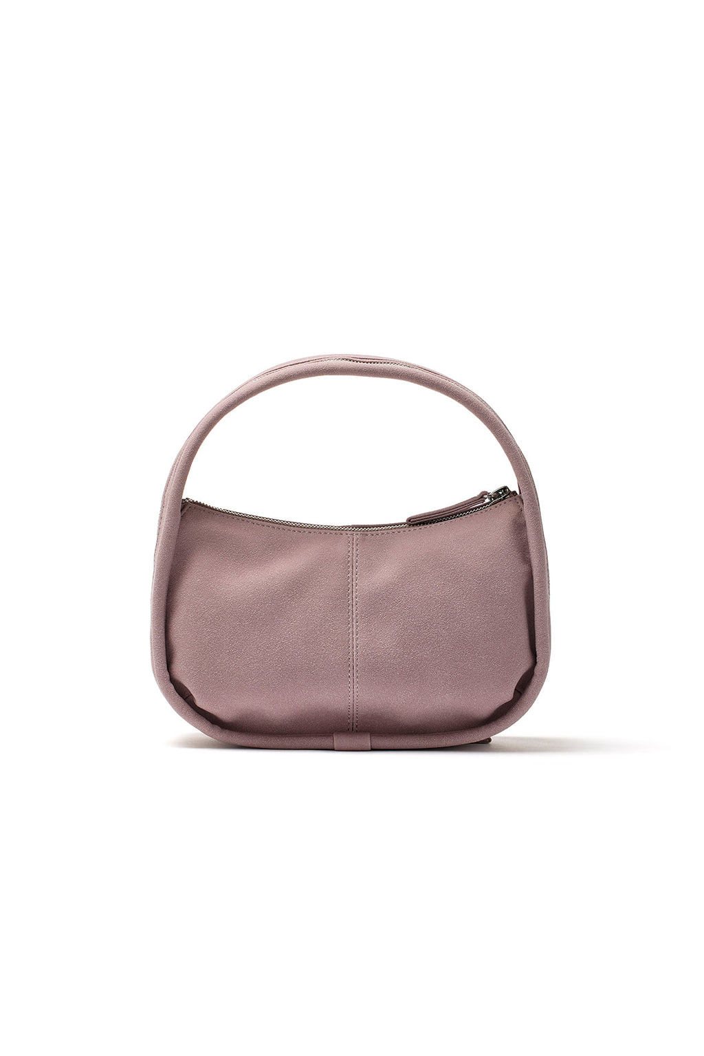 [matinkim] ZIP AROUND SUEDE MINI BAG IN LILAC