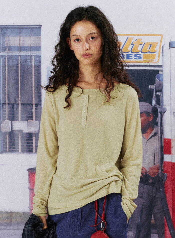 Mango Maniplease Eez Layered Tee Light Green