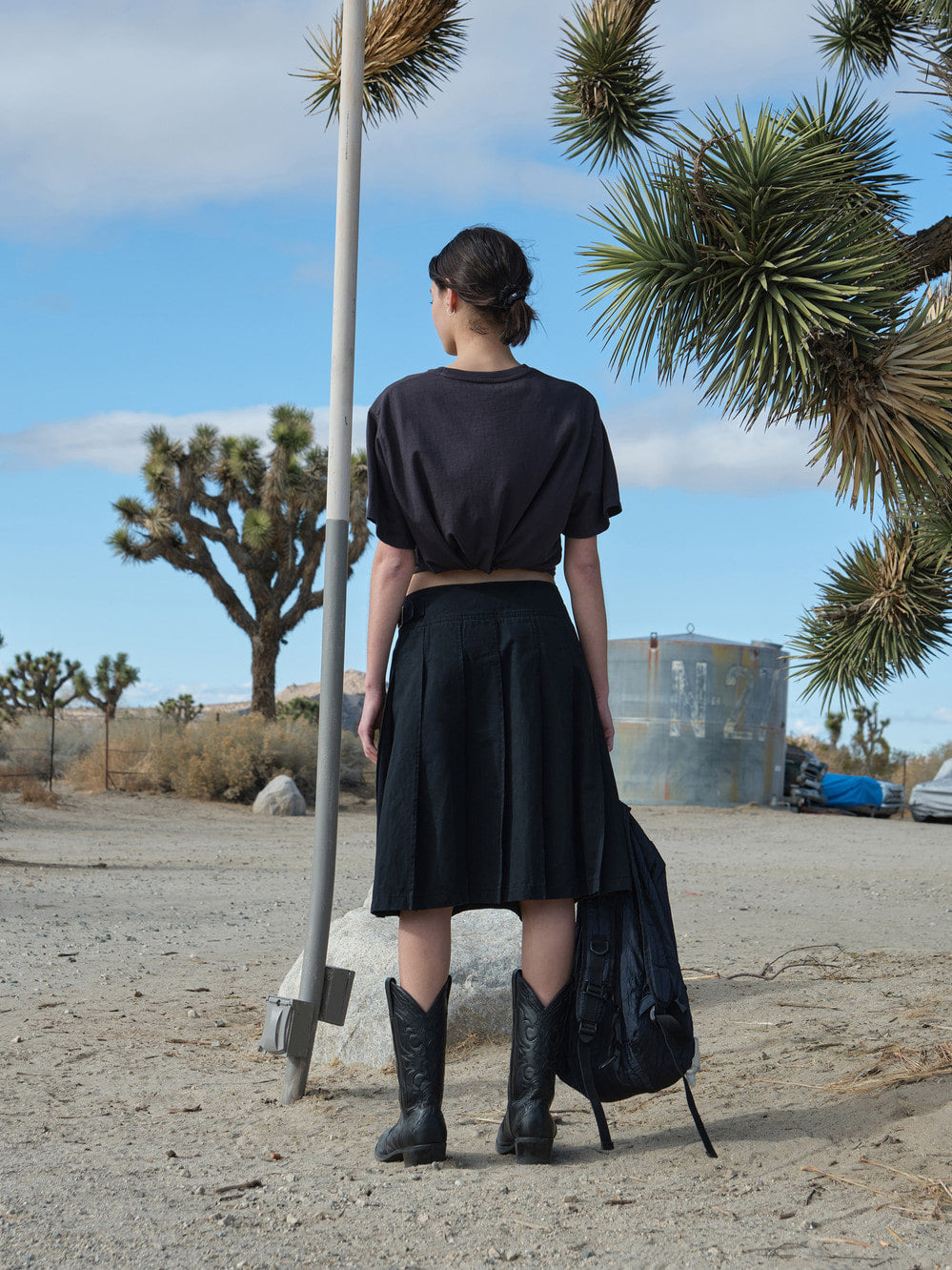 Low Classic Joshua Tree T-Shirt Deep Charcoal