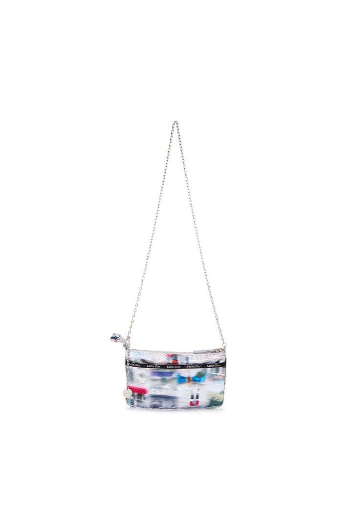 Matinkim Berlin Print Clutch Bag IN Grey