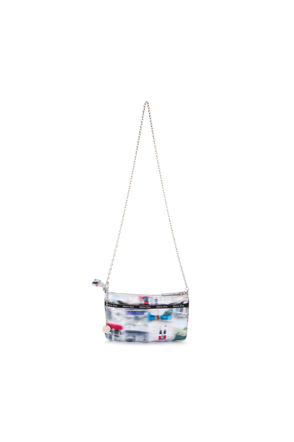 Matinkim Berlin Print Clutch Bag IN Grey