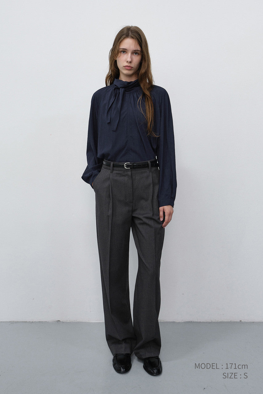 Dunst Tie Blouse Navy