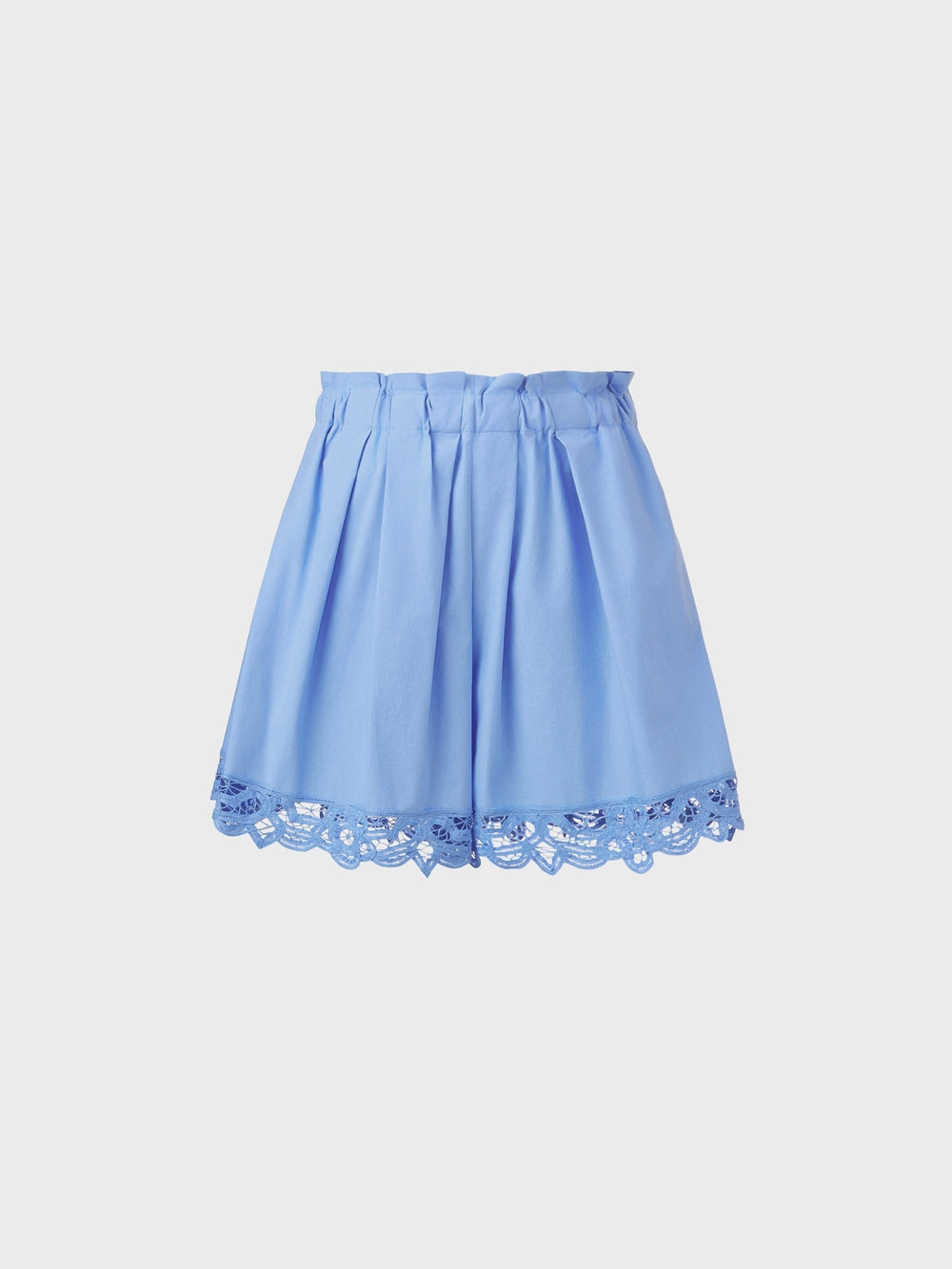EENK Lace A-Line Shorts - Light Blue