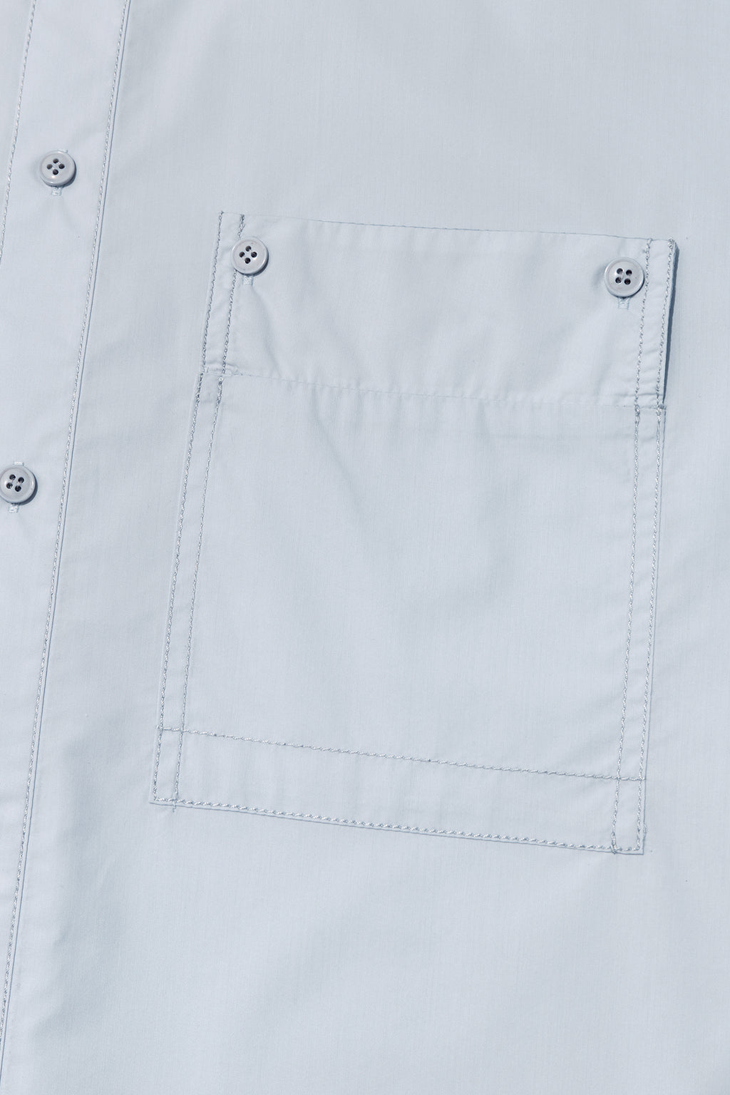 [matinkim] POCKET FOLDOVER SHIRT FOR MEN IN LIGHT BLUE