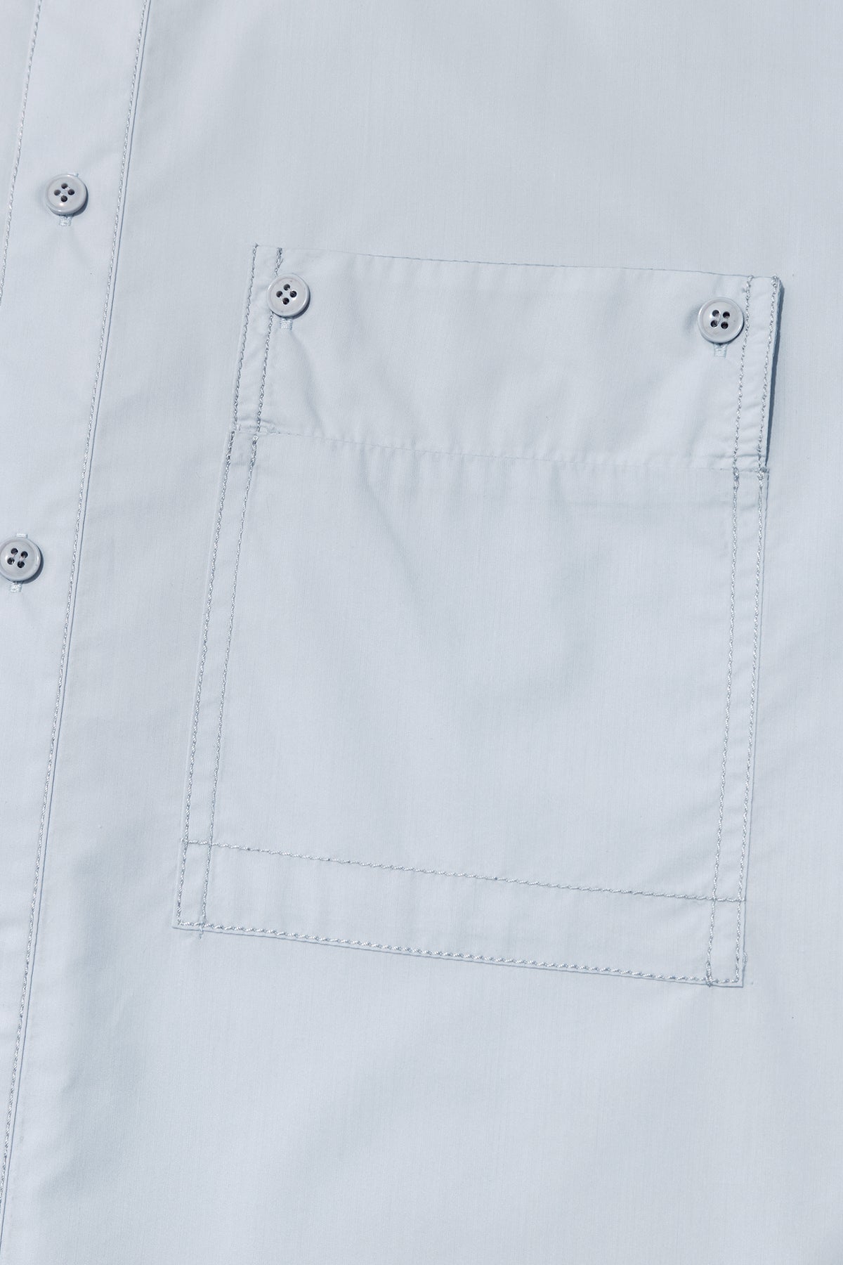 [matinkim] POCKET FOLDOVER SHIRT FOR MEN IN LIGHT BLUE