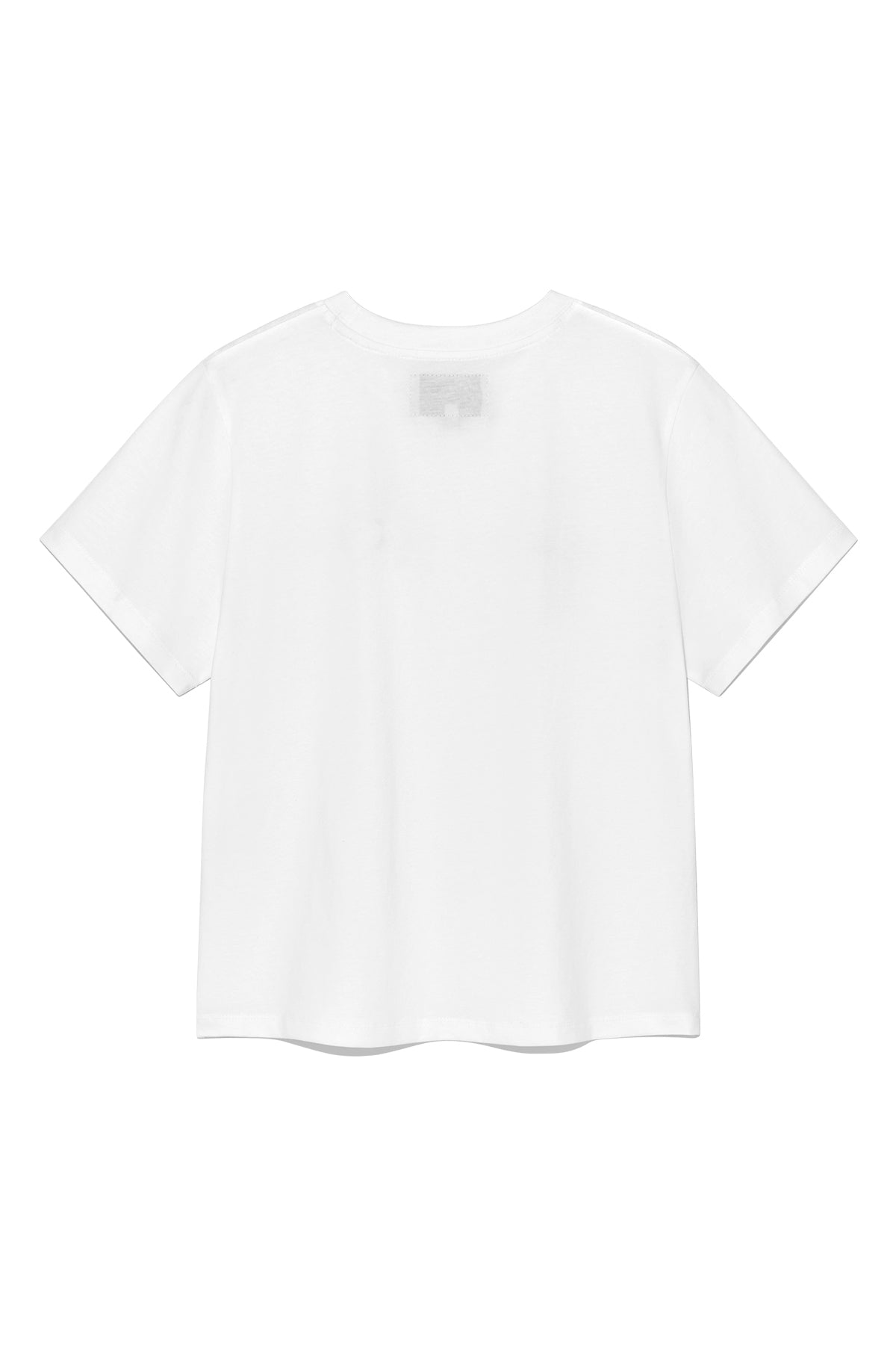[matinkim] STICKER GRAPHIC LOGO TOP IN WHITE