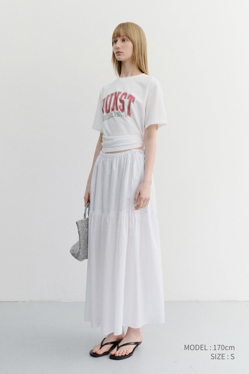 Dunst Unisex Vintage Arch Logo T-Shirt Off White