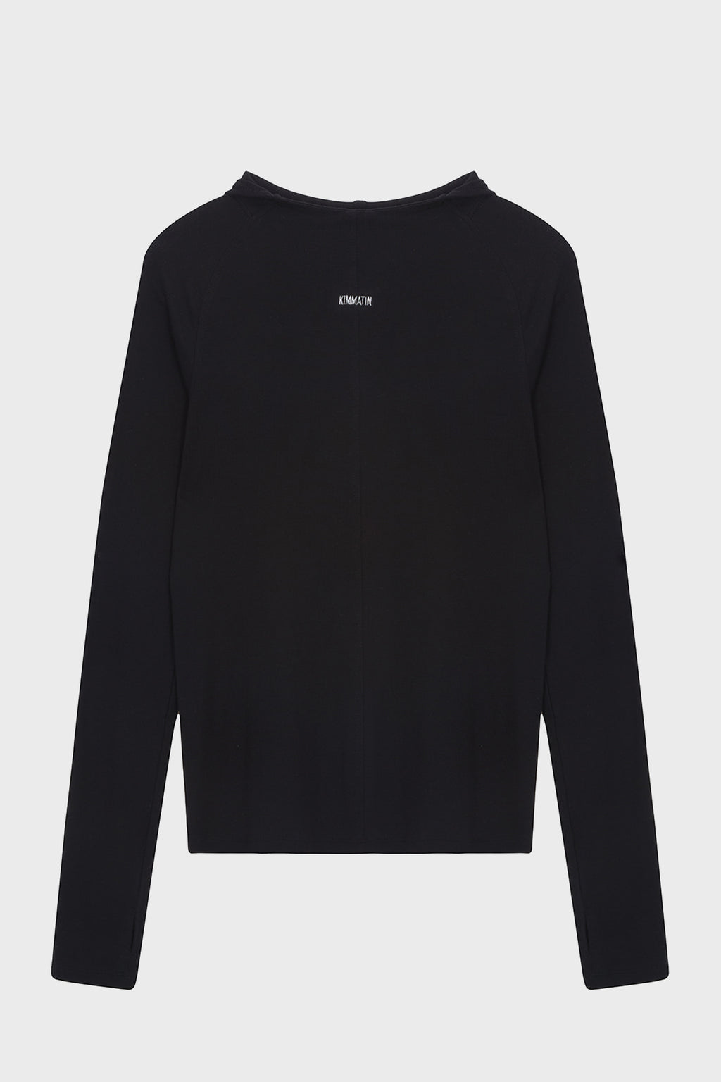 Matinkim Slim Hoody Jersey Top IN Black